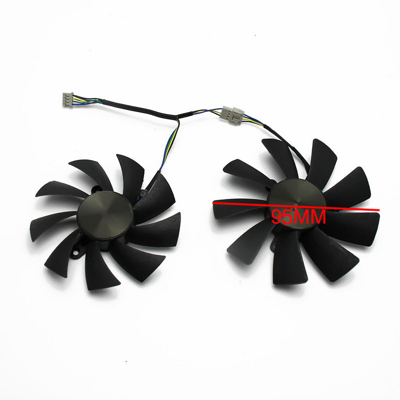87MM GA92S2H 100MM GAA8S2H GAA8S2U 4-pinový chladič pre ZOTAC GTX 1060 1070 Ti MINI HA 1080 Ti MINI dvojitý grafický adaptér