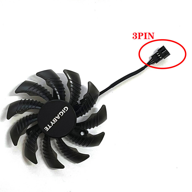 PLD08010S12H 75 mm 3 kontaktiga GTX 970 GPU ventilaator Gigabyte GTX 970 Windforce G1 R9-280X GV-R928XWF3-3GD GV-R928XOC graafikakaardi jaoks