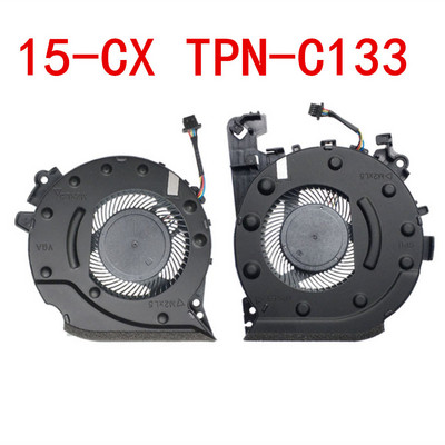 prijenosno računalo CPU GPU ventilator za hlađenje Cooler prijenosno računalo za HP 15-cx0XX 15-CX0010CA TPNC133 L20334-001 L20335-001 15-CX0071NR 15-cx0049nr