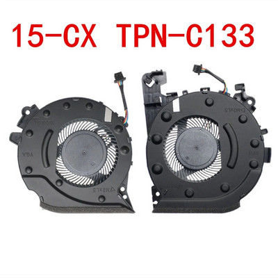 prijenosno računalo CPU GPU ventilator za hlađenje Cooler prijenosno računalo za HP 15-cx0XX 15-CX0010CA TPNC133 L20334-001 L20335-001 15-CX0071NR 15-cx0049nr