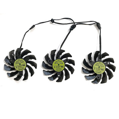 78Mm T128010SU PLD08010S12HH 4 tűs 12V 0,35A Gigabyte Aorus GTX 1060 1070 1080 G1 GTX 1070Ti 1080Ti 960 980Ti videokártya ventilátorhoz