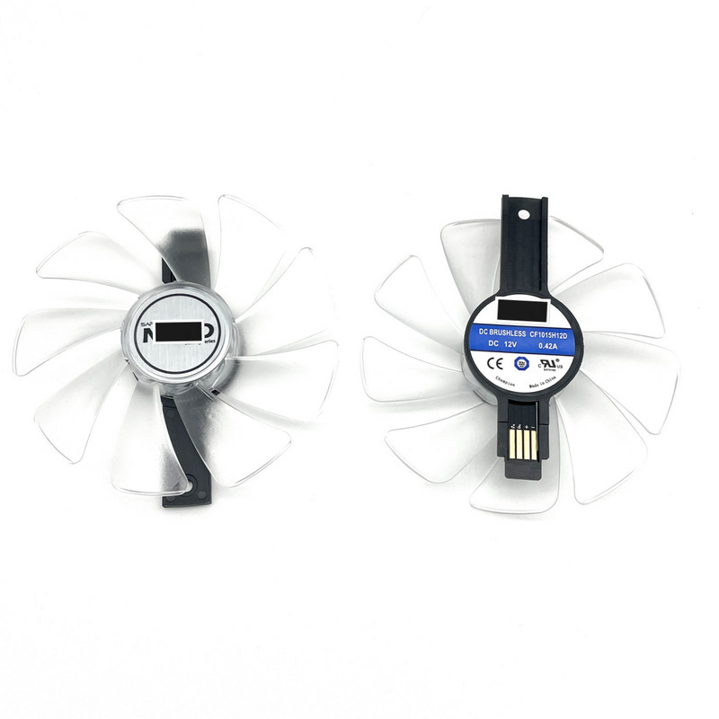 Jauns CF1015H12D FD10015M12D dzesēšanas ventilators priekš Sapphire RX470 RX590 RX580 RX480 RX570 NITRO Special Edition grafikas kartes dzesētāja ventilators