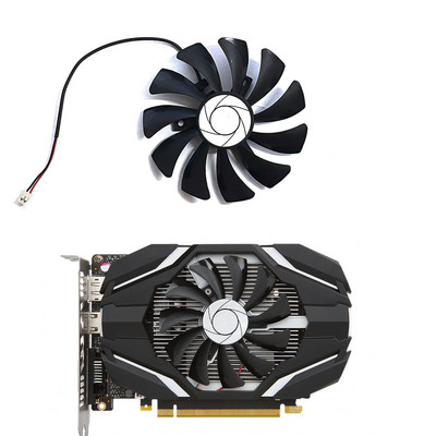 HA9010H12F-Z 85mm 2pin DC 12V 0.57A GTX 1050Ti GPU Cooler pentru MSI GeForce GTX 1050 Ti 4G OC GTX 1050 2G OC Cooler grafic