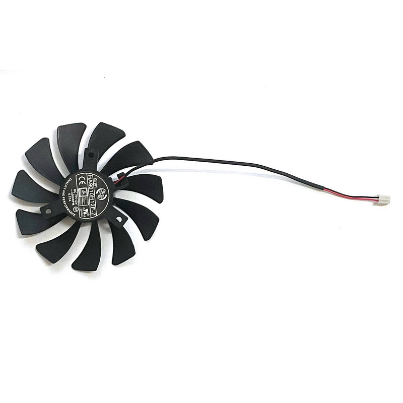 HA9010H12F-Z 85 mm 2 kontaktų DC 12V 0,57A GTX 1050Ti GPU aušintuvas, skirtas MSI GeForce GTX 1050 Ti 4G OC GTX 1050 2G OC grafikos aušintuvui