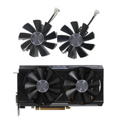 2 buc GAA8B2U/GAA8S2U DC 12V 0.45A GPU ventilator placă grafică pentru Sapphire R9 380 380X 2G/4G D5 ventilator de înlocuire a plăcii grafice
