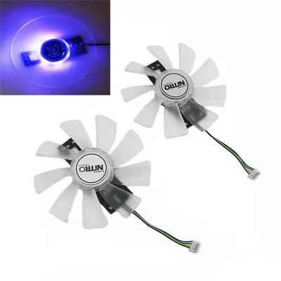 2 buc GAA8B2U/GAA8S2U DC 12V 0.45A GPU ventilator placă grafică pentru Sapphire R9 380 380X 2G/4G D5 ventilator de înlocuire a plăcii grafice