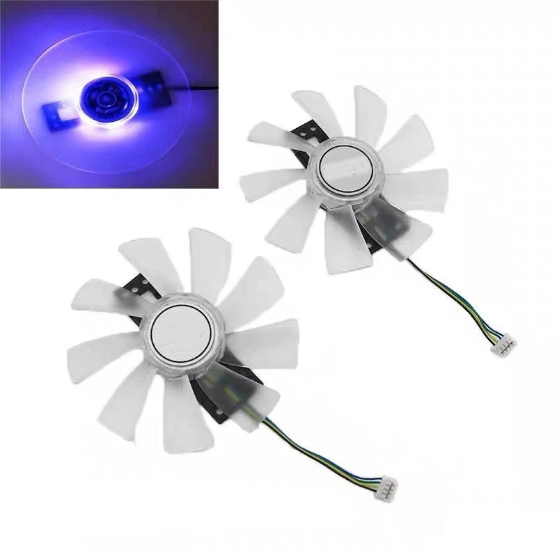 2 buc GAA8B2U/GAA8S2U DC 12V 0.45A GPU ventilator placă grafică pentru Sapphire R9 380 380X 2G/4G D5 ventilator de înlocuire a plăcii grafice