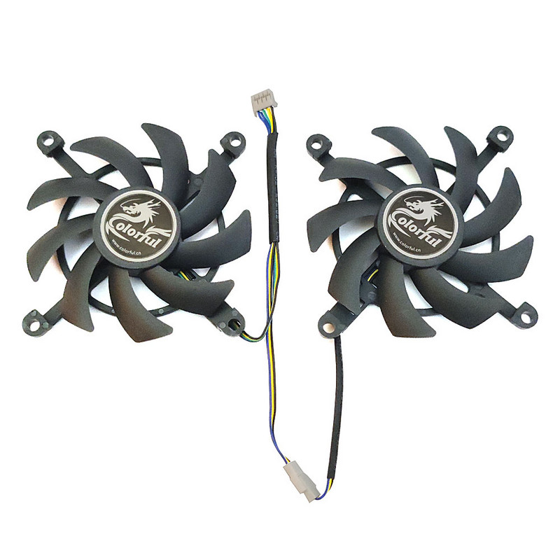 NOVO 1 LOT 85MM 4PIN RTX 2060 2060S GPU ventilator，za šarene GeForce GTX 1660TI 1660S 1650S 1650 ventilator za hlađenje grafičke kartice