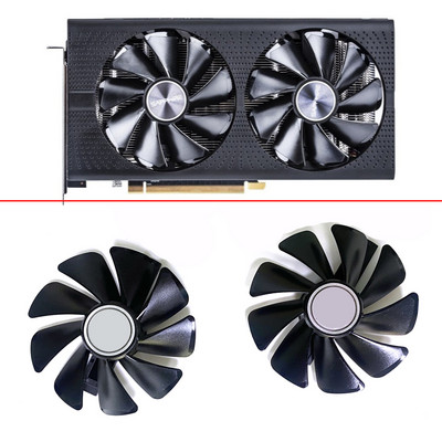 JAUNS 95MM CF1015H12D DC12V dzesētāja ventilators Nomainiet RX580 480 GPU VENTILATORU priekš Sapphire NITRO RX480 8G RX 470 4G GDDR5 RX570 4G / 8G RX580