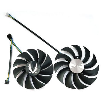 НОВ 89MM 100MM GAA8S2U GA92S2U CF1010U12S CF9015H12S RTX 3070 GPU вентилатор，За ZOTAC RTX 3070 3070TI Twin Edge видеокарта охлаждащ вентилатор