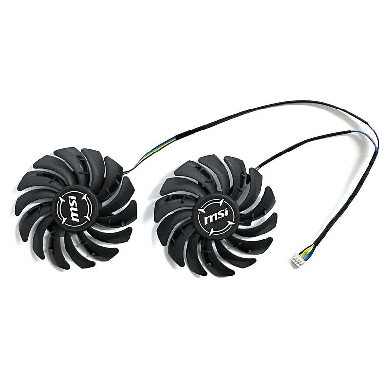2 τμχ 85mm PLD09210B12HH 4pin DC 12V 0.4A RX 580 GPU Cooler For MSI RX 470 480 570 580 Armor Cooler Fan J0PB