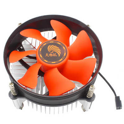 CPU Cooler Cooling Fan Radiator αλουμινίου για Intel LGA 775 1150 1151 1155 1156