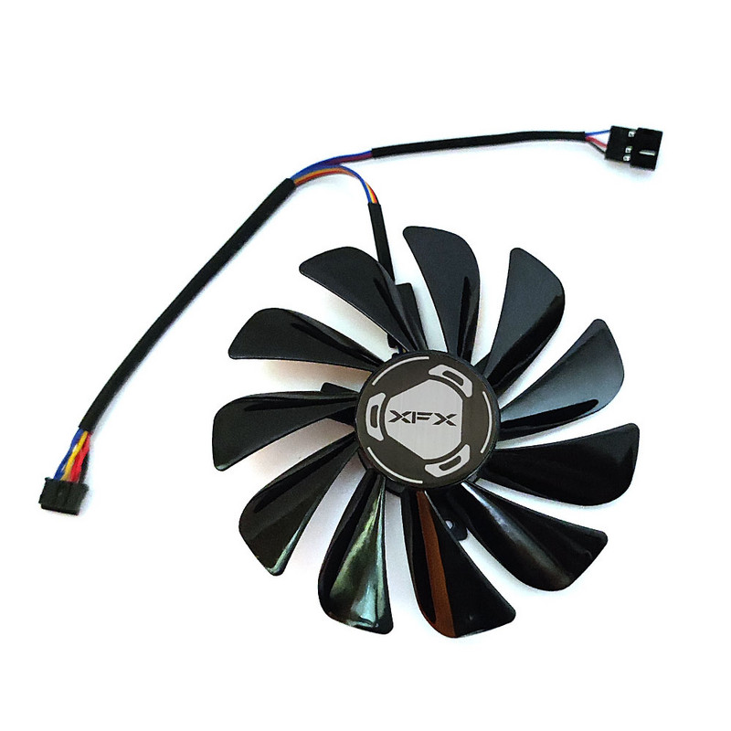 NOVO 1 LOT 95MM 4PIN FDC10U12S9-C RX 5600 XT GPU ventilator，Za XFX RX 5700 5700XT 5600XT ventilator za hlađenje grafičke kartice
