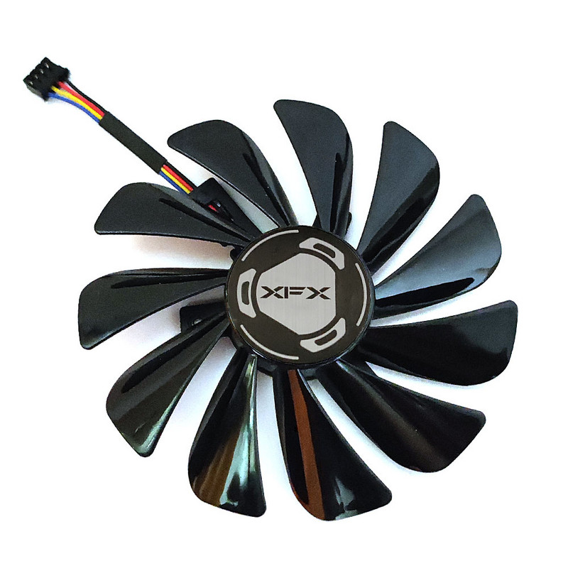 NOVO 1 LOT 95MM 4PIN FDC10U12S9-C RX 5600 XT GPU ventilator，Za XFX RX 5700 5700XT 5600XT ventilator za hlađenje grafičke kartice