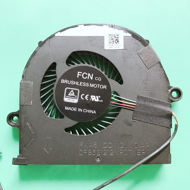 Új laptop CPU hűtőventilátor Hűtő Notebook PC ASUS ROG Strix FX503 FX503VD GL503VD GL503 FCN DC12 0.4A FCN4VBKLFAJN10 Laptophoz