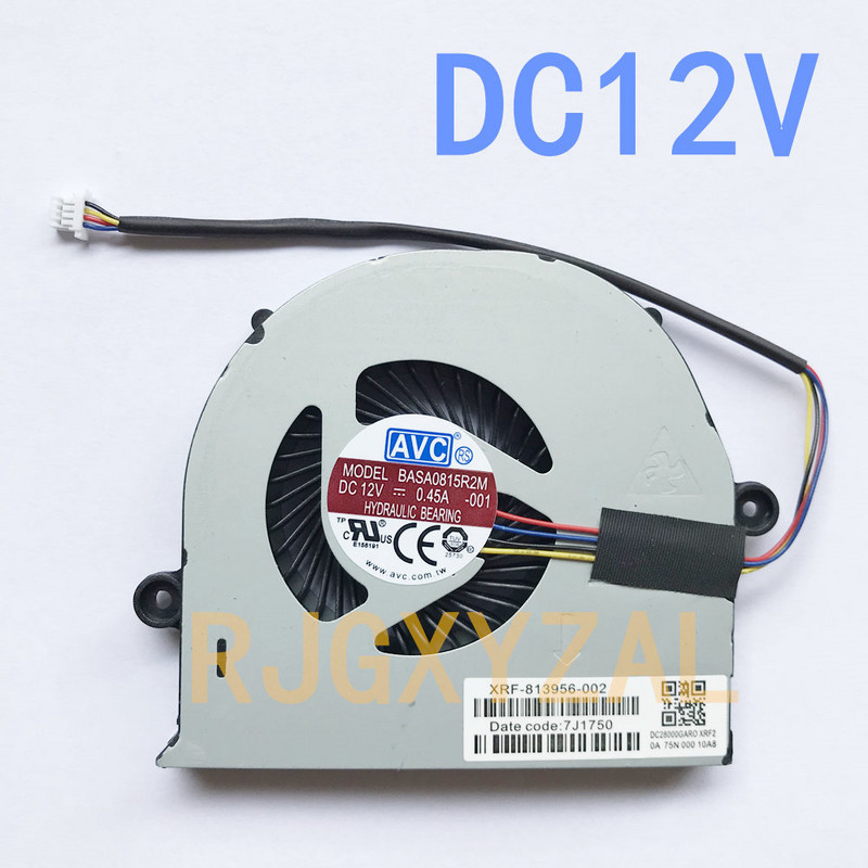 Új laptop CPU hűtőventilátor Hűtő Notebook PC ASUS ROG Strix FX503 FX503VD GL503VD GL503 FCN DC12 0.4A FCN4VBKLFAJN10 Laptophoz