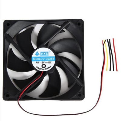 Ventilator za hlađenje Kućište za računalo 1kom 120mm 120x25mm 12V 4Pin DC bez četkica Ventilatori za hlađenje procesora Dodatna oprema za računala A28