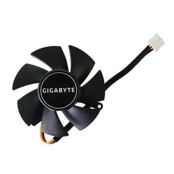 47MM FS1250-S2053A DC 12V 0.19A 3-пинов вентилатор GTX 1050TI GPU охладител за Gigabyte GTX 1050Ti OC нископрофилен 4G вентилатор на графична карта