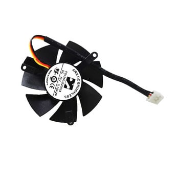 47MM FS1250-S2053A DC 12V 0.19A 3 Pin GTX 1050TI GPU Cooler Fan for Gigabyte GTX 1050Ti OC Low Profile Card Graphics 4G Fan