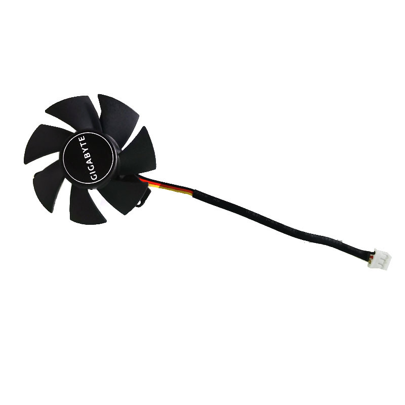 47MM FS1250-S2053A DC 12V 0.19A 3-pinový chladič GPU GPU pre Gigabyte GTX 1050Ti OC nízkoprofilový 4G grafický ventilátor