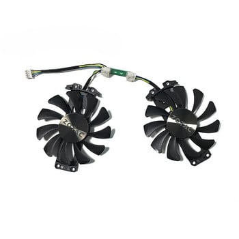 2PCS 75mm 4pin DC 12V 0.38A GA81S2U GTX950 GPU охладител за Zotac GTX 950 960 GTX 1060 ddr5 охладител за графични карти