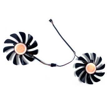 2PCS 95MM вентилатор за графична карта CF1010U12S FDC10U12S9-C 4PIN AMD RX580 590 GPU FAN за XFX RX 590/580 VGA вентилатор за охлаждане на видеокарта