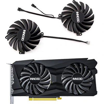 CF-12910S 85MM 4PIN DC 12V 0.35A RTX3060Ti RTX3070 Ventilator GPU pentru Inno3D GEFORCE RTX 3050 3060Ti 3070 TWIN X2 OC Ventilator placa grafica