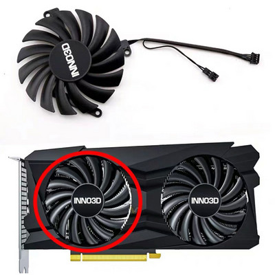 CF-12910S 85MM 4PIN DC 12V 0.35A RTX3060Ti RTX3070 GPU вентилатор за Inno3D GEFORCE RTX 3050 3060Ti 3070 TWIN X2 OC вентилатор на графична карта