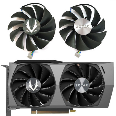 ÚJ 89MM 4PIN GA92S2U RTX 3060 Twin Edge GPU ventilátor，ZOTAC GeForce RTX 3060 3060TI Twin Edge videokártya hűtőventilátorhoz