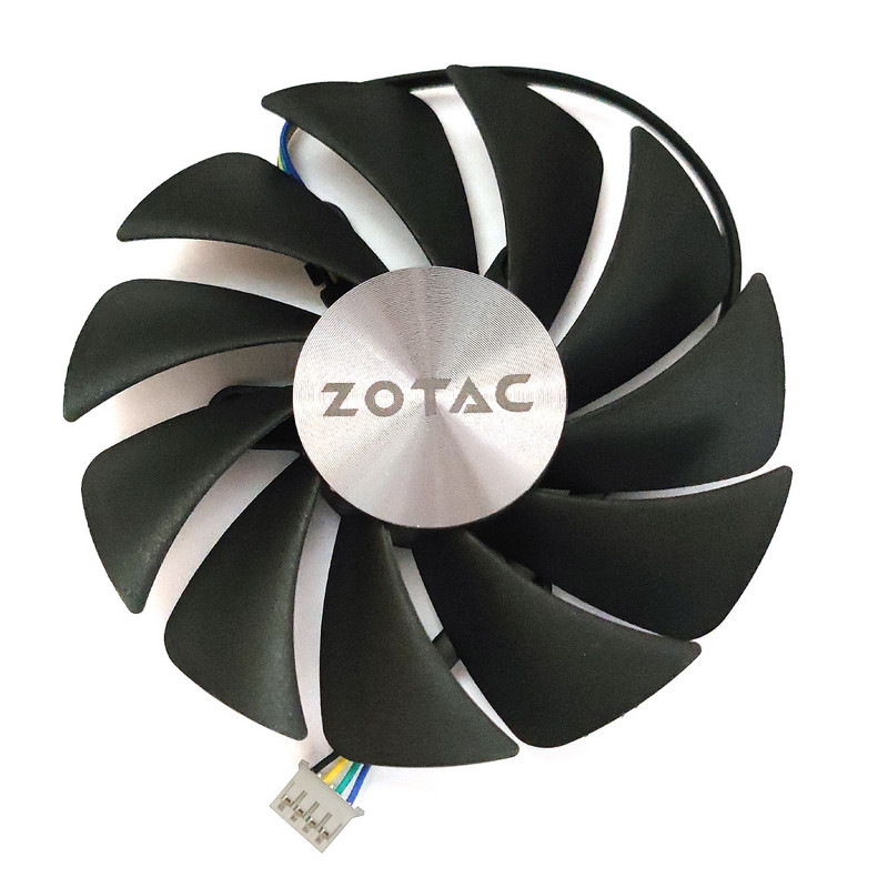 ÚJ 89MM 4PIN GA92S2U RTX 3060 Twin Edge GPU ventilátor，ZOTAC GeForce RTX 3060 3060TI Twin Edge videokártya hűtőventilátorhoz