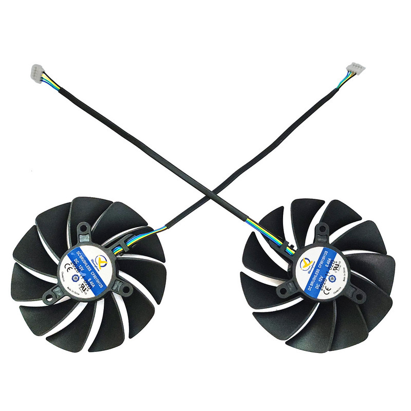 ÚJ 89MM 4PIN GA92S2U RTX 3060 Twin Edge GPU ventilátor，ZOTAC GeForce RTX 3060 3060TI Twin Edge videokártya hűtőventilátorhoz