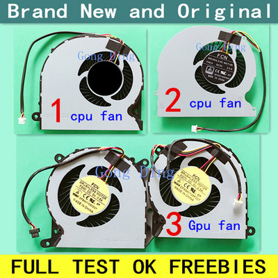 Novi laptop CPU gpu ventilator za hlađenje Hladnjak za prijenosno računalo Prikladan za Hasee DFS501105FR0T FHCX DFS501105FROT FCN FJL0 FJLO FG5B prijenosna računala