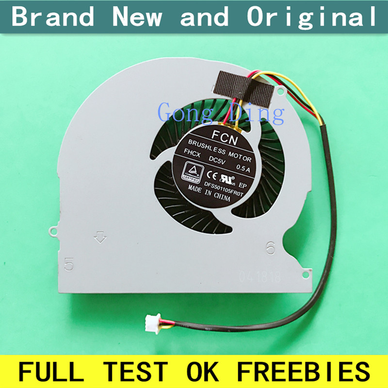 Novi laptop CPU gpu ventilator za hlađenje Hladnjak za prijenosno računalo Prikladan za Hasee DFS501105FR0T FHCX DFS501105FROT FCN FJL0 FJLO FG5B prijenosna računala
