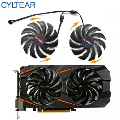 88MM PLD09210S12HH T129215SU 4Pin ventilator hladnjaka za Gigabyte GeForce GTX1060 1070 GTX 1050ti GTX 960 RX570 RX470 grafičku karticu