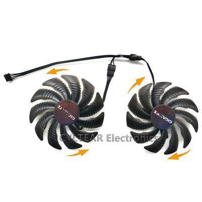 88MM PLD09210S12HH T129215SU 4Pin ventilator hladnjaka za Gigabyte GeForce GTX1060 1070 GTX 1050ti GTX 960 RX570 RX470 grafičku karticu
