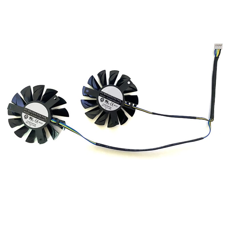 75 mm PLD08010B12H PLD08010S12HH 4PIN Ventilator za hlađenje GTX 660TI GPU VENTILATOR Za MSI GTX650 GTX670 GTX680 Twin Frozr III ventilator grafičke kartice