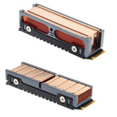 M.2 SSD hűtőborda hűtő 2280 szilárdtest merevlemez radiátor NGFF M2 NVME réz bordák HDD hűtő hőpárna 401 W/mk