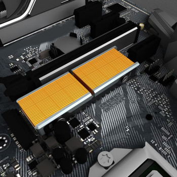 M.2 SSD Heatsink Cooler 2280 Solid State Hard Drive Radiator NGFF M2 NVME Copper Fins HDD Cooling Thermal Pad 401 W/mk