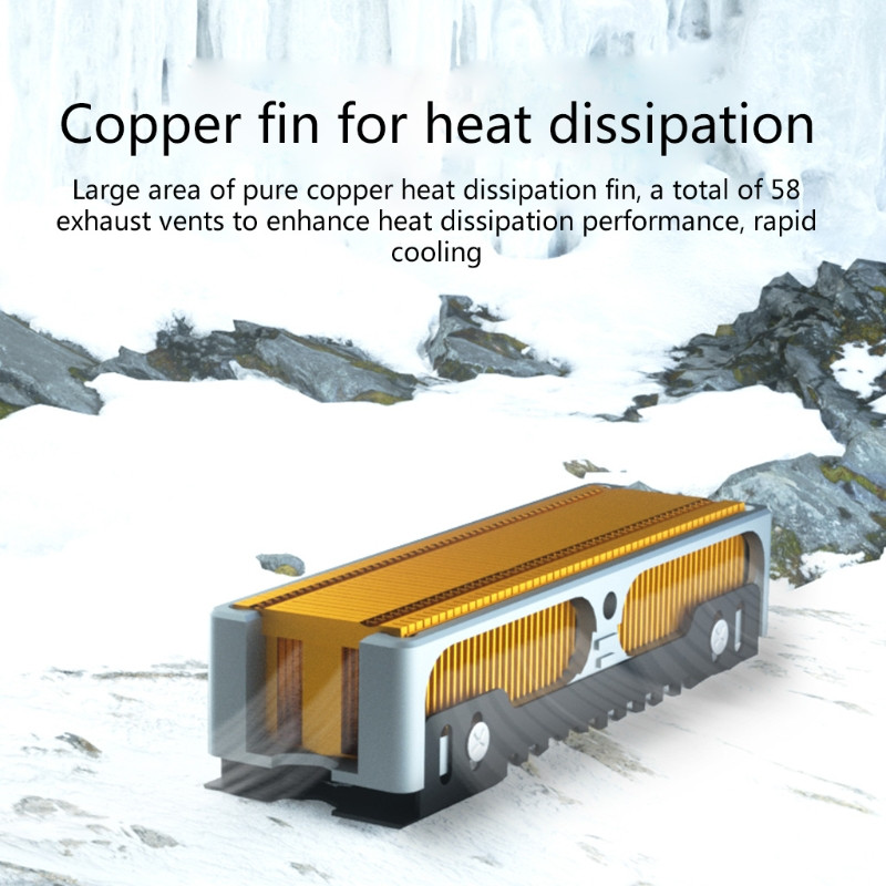 M.2 SSD hűtőborda hűtő 2280 szilárdtest merevlemez radiátor NGFF M2 NVME réz bordák HDD hűtő hőpárna 401 W/mk