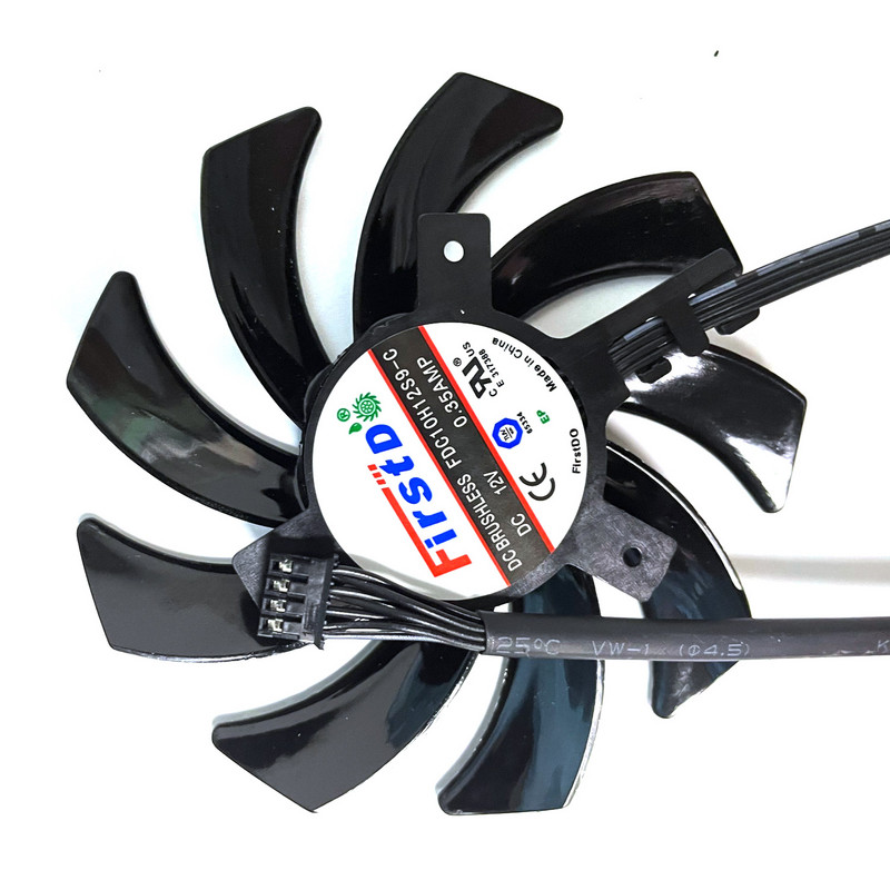 2 vnt FD7010H12S FDC10H12S9-C R9 270X GPU aušintuvas, skirtas Xfx R9 285/280/290/290X/280X Rx 480/470 Sapphire R9 270X 280