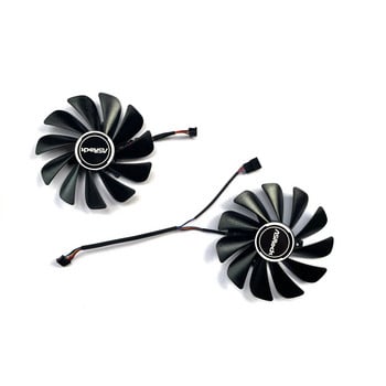 2 τμχ CF1010U12S FDC10U12S9-C RX 5700 XT Ψύκτη GPU για ανεμιστήρα γραφικών Asrock Radeon RX 5700 XT 5700XT