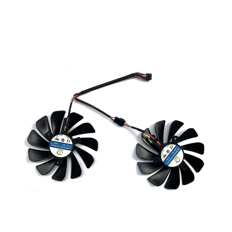 2tk CF1010U12S FDC10U12S9-C RX 5700 XT GPU jahuti Asrock Radeon RX 5700 XT 5700XT graafika jahutusventilaatori jaoks