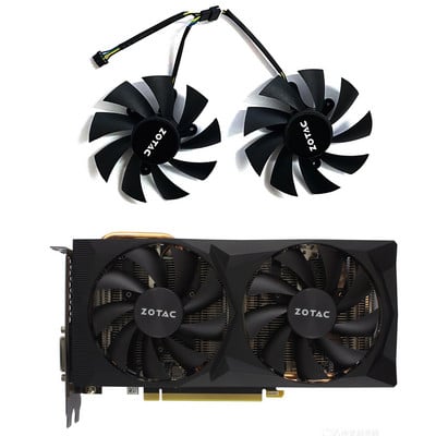 2 DB GA92S2H GA92A2H DC 12V 0.35A 85MM 4PIN RTX2060 GPU hűtő Zotac RTX2060 2060 SUPER Destroyer HA/HB grafikus hűtőventilátorhoz