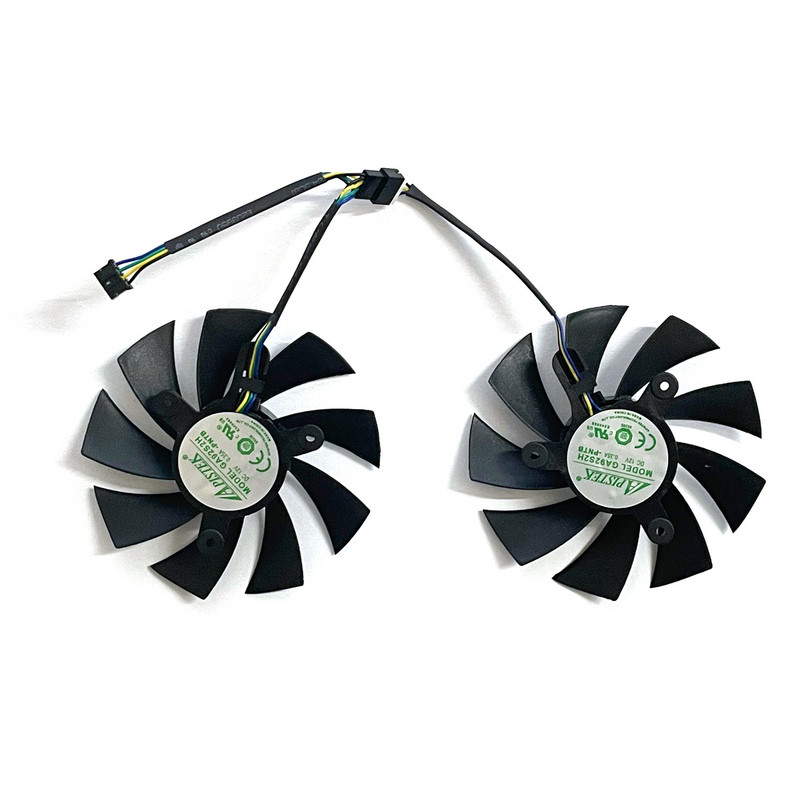 2PCS GA92S2H GA92A2H DC 12V 0,35A 85MM 4PIN RTX2060 GPU dzesētājs Zotac RTX2060 2060 SUPER iznīcinātājam HA/HB grafikas dzesēšanas ventilators