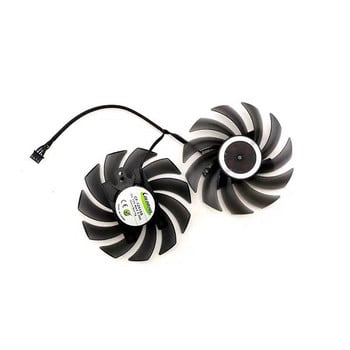 CF-12915S DC 12V 0.35A 4PIN 85MM RTX2060 GPU охладител за Inno3D Geforce RTX 2060 1660 Super Twin X2 вентилатор за охлаждане на графична карта