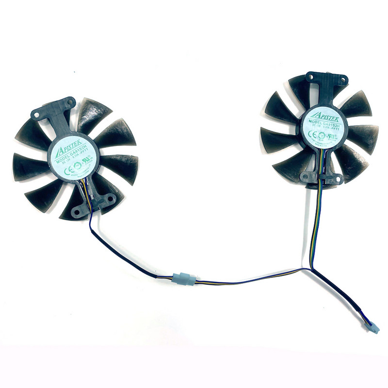 Hűtőventilátorok 2 DB ÚJ 85MM 4PIN GA91S2H KFA2 GTX1060 EX OC GPU VENTILÁTOR GALAXY GTX 1060 EX OC grafikus kártya ventilátor csere