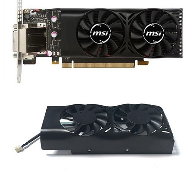 Potpuno novi HA5510M12F-Z XY-D05510S 2pin 0.20A ventilator za hlađenje za MSI GeForce GTX 1050 2GT LP GTX 1050Ti 4GT LPV1 Zamjena grafičke kartice