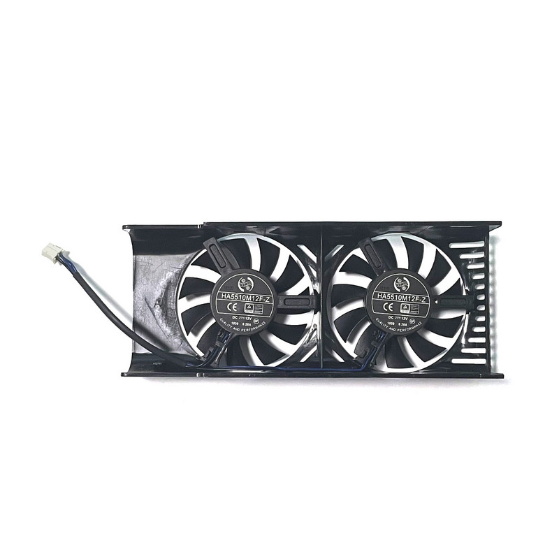 Vadonatúj HA5510M12F-Z XY-D05510S 2 tűs 0,20A hűtőventilátor MSI GeForce GTX 1050 2GT LP GTX 1050Ti 4GT LPV1 grafikus kártya cseréjéhez