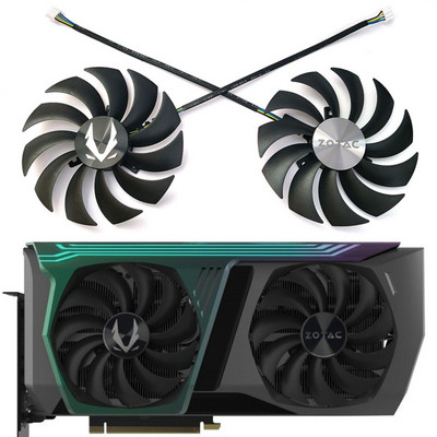 НОВ CF1010U12S GAA8S2U RTX 3070 AMP Holo LHR GPU вентилатор，За ZOTAC GAMING GeForce RTX 3070 AMP Holo LHR вентилатор за охлаждане на графична карта