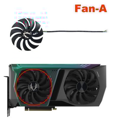 UUS CF1010U12S GAA8S2U RTX 3070 AMP Holo LHR GPU ventilaator, ZOTAC GAMING GeForce RTX 3070 AMP Holo LHR graafikakaardi jahutusventilaatori jaoks